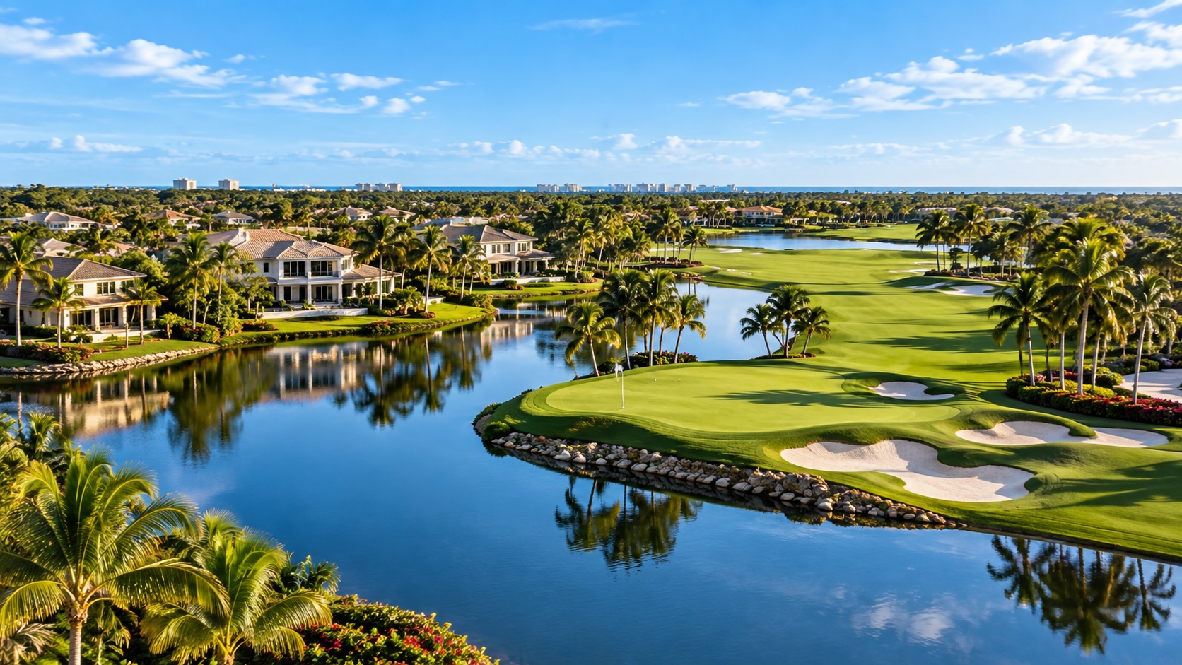 Golf course communities in Naples