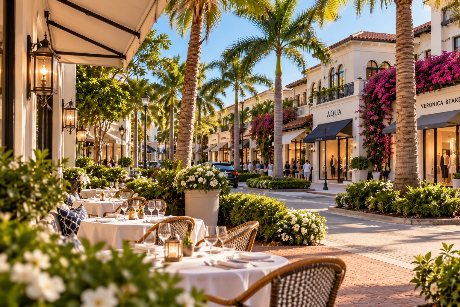 Dining and shopping in Naples