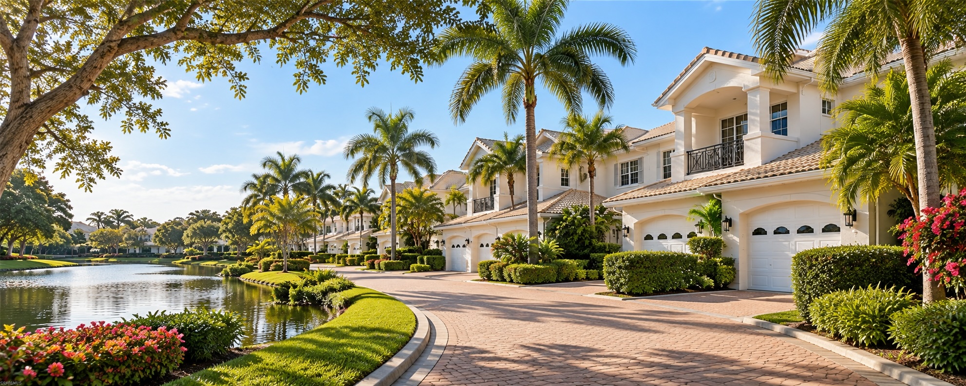 Low-rise and garden residences in Pelican Bay