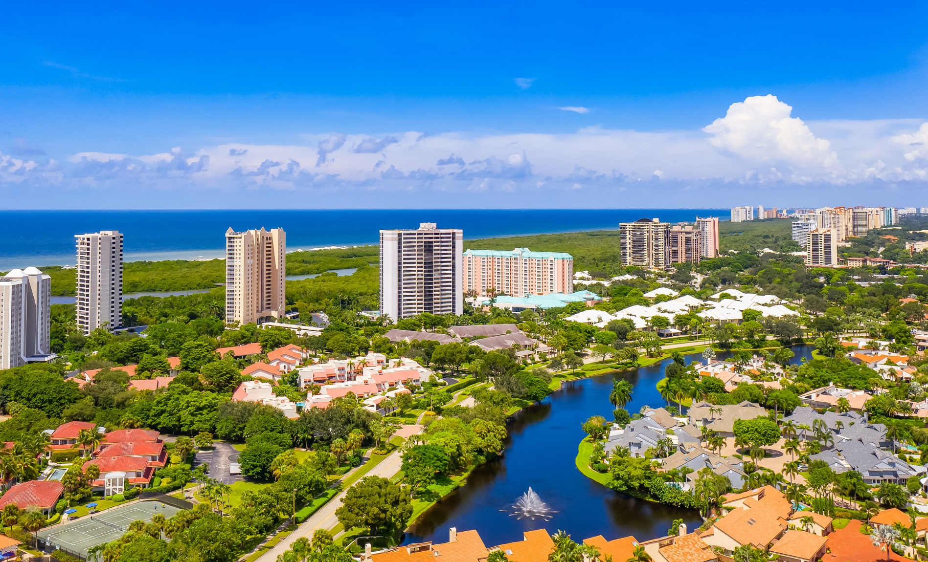 Pelican Bay high rise residences