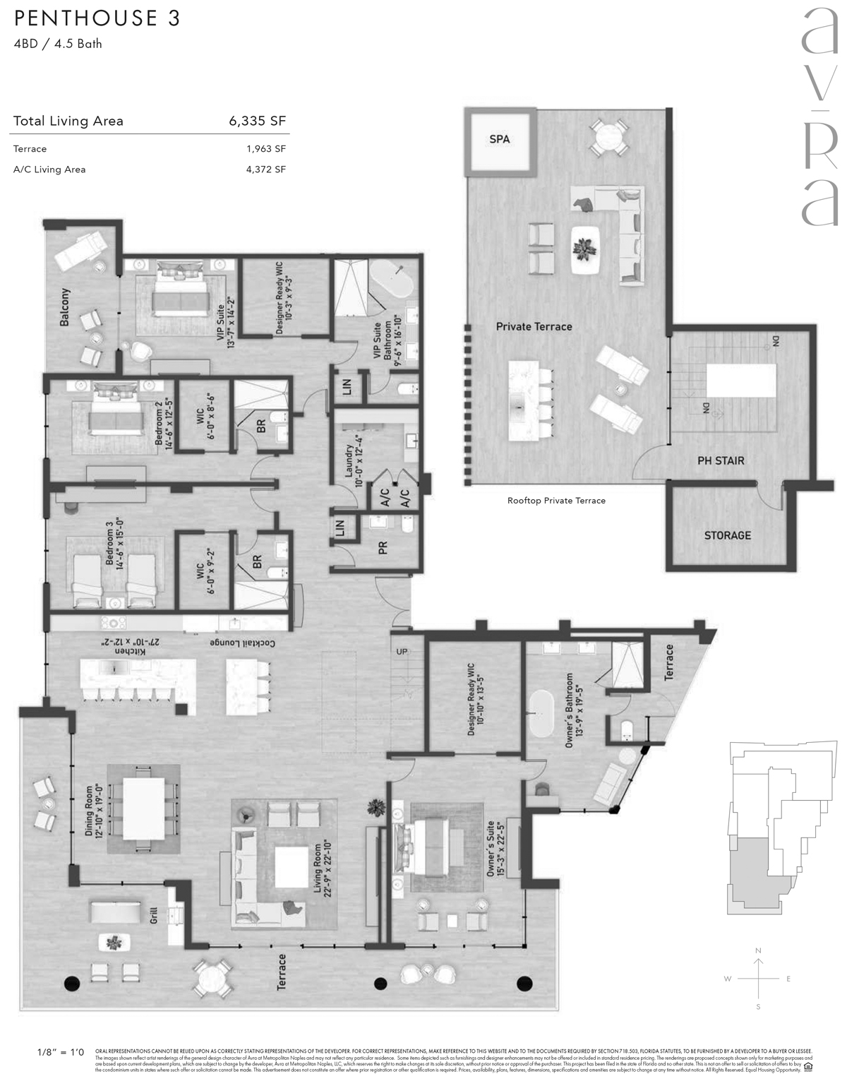 Avra at the Metropolitan Naples Penthouse 3