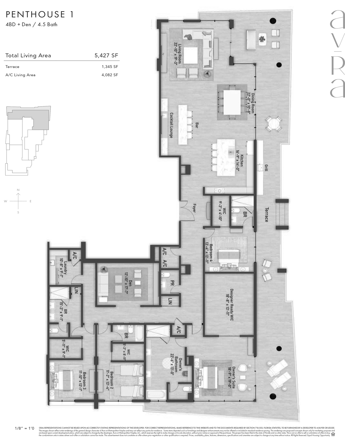 Avra at the Metropolitan Naples Penthouse 1