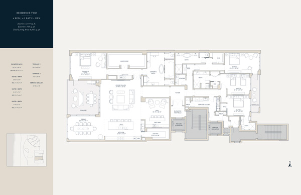 Rosewood Residences Naples Floorplan Unit S02