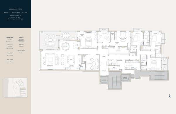 Rosewood Residences Naples Floorplan Unit S04